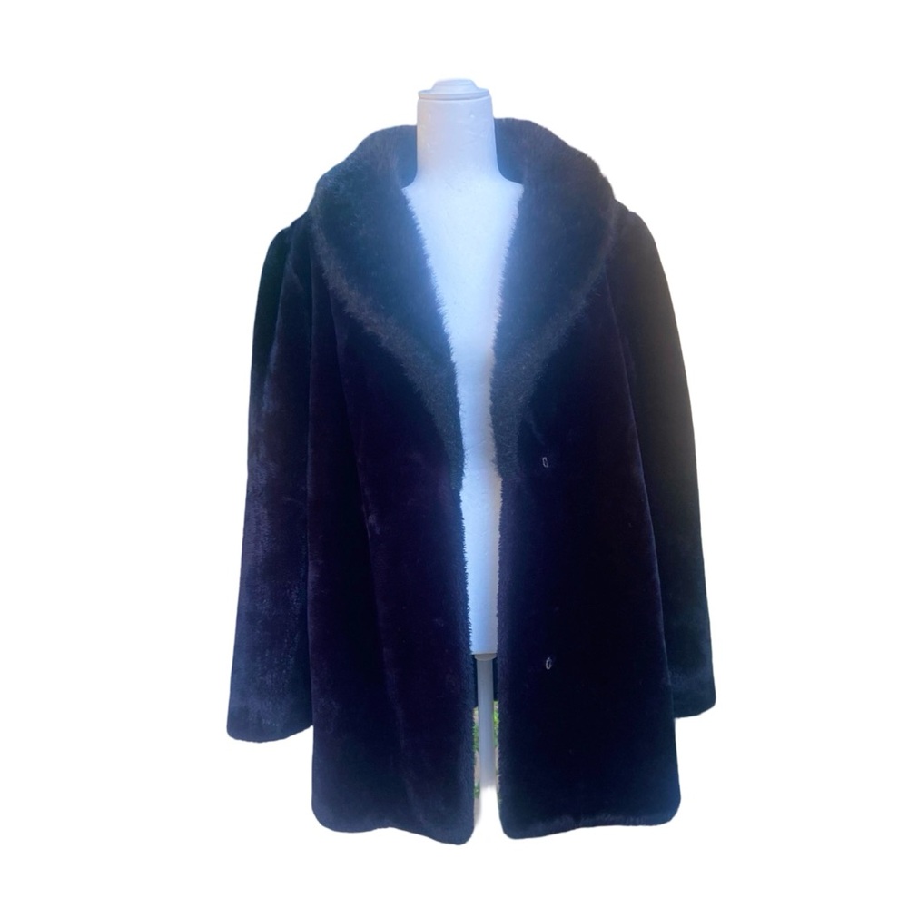 Vintage | Faux Fur Mid Length Coat - Picture 8 of 16